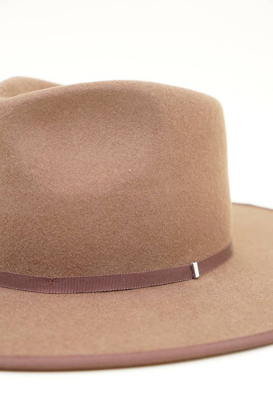 Beth Wool Felt Rancher - Chestnut