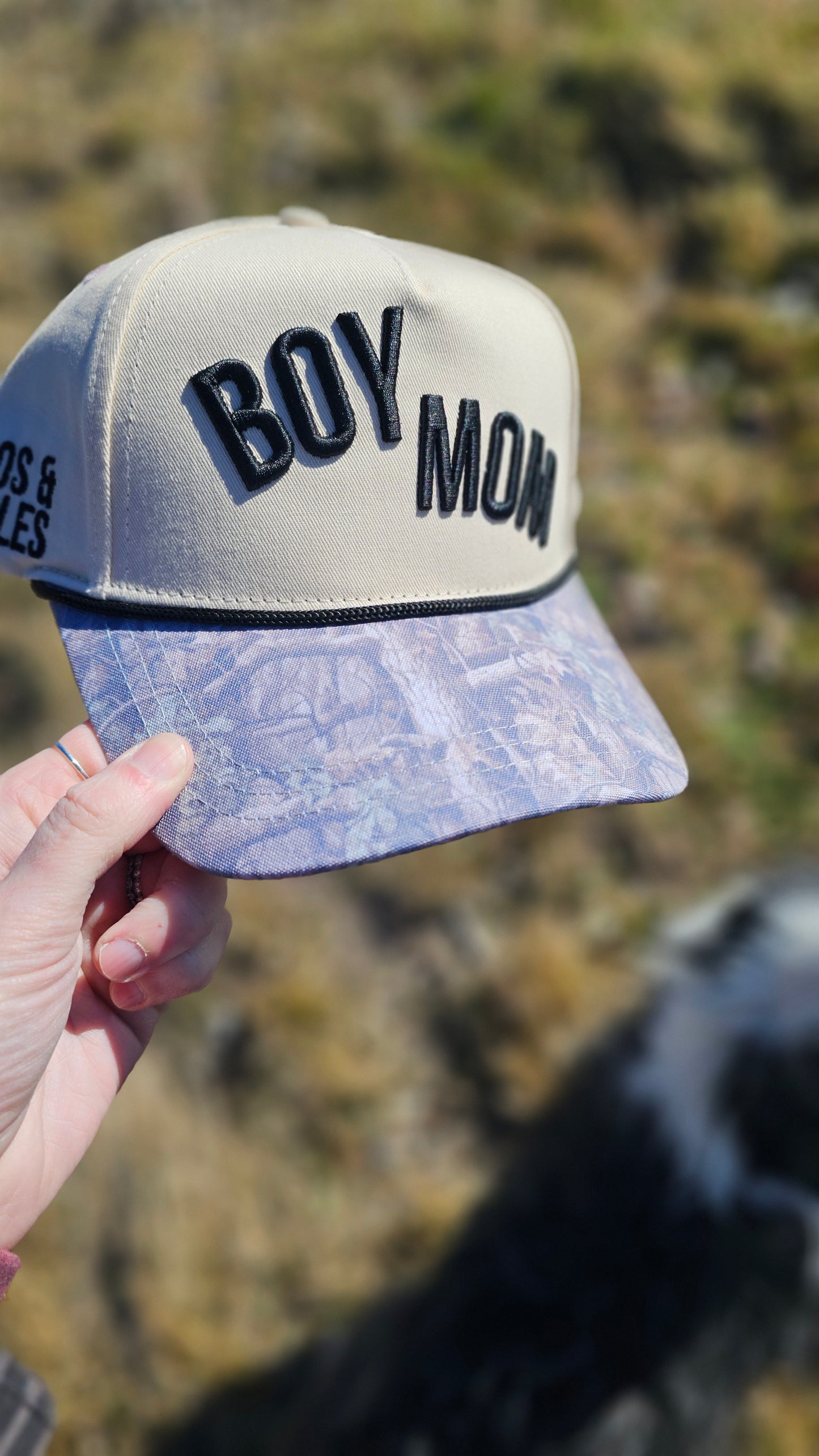 Boy Mom Camo Ballcap