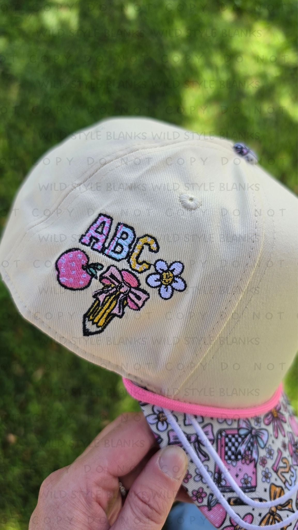 School Teacher Blank Trucker Hat