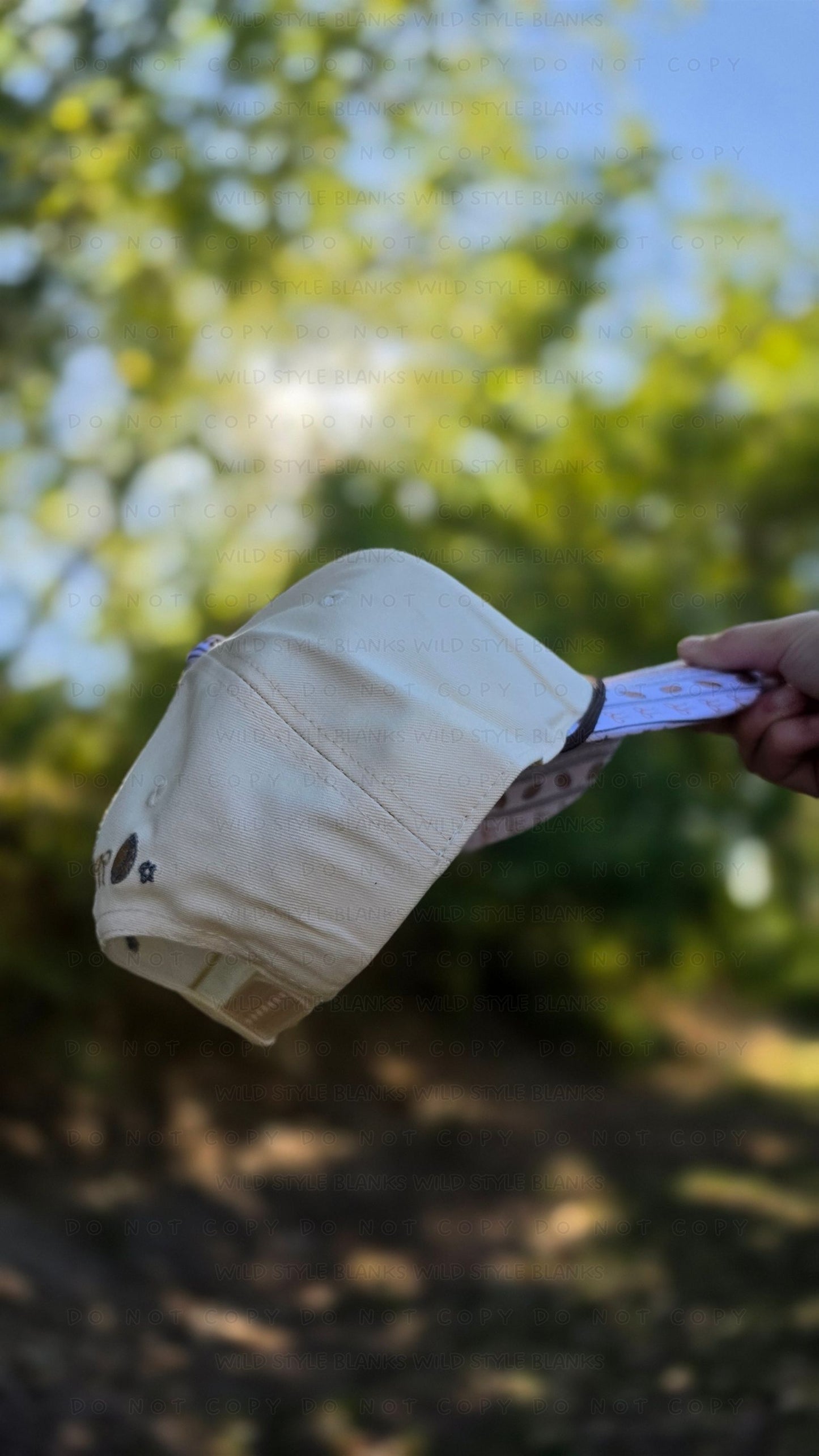 Cutesy Football Blank Trucker Hat