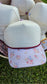 Floral Gingham Blank Trucker Hat