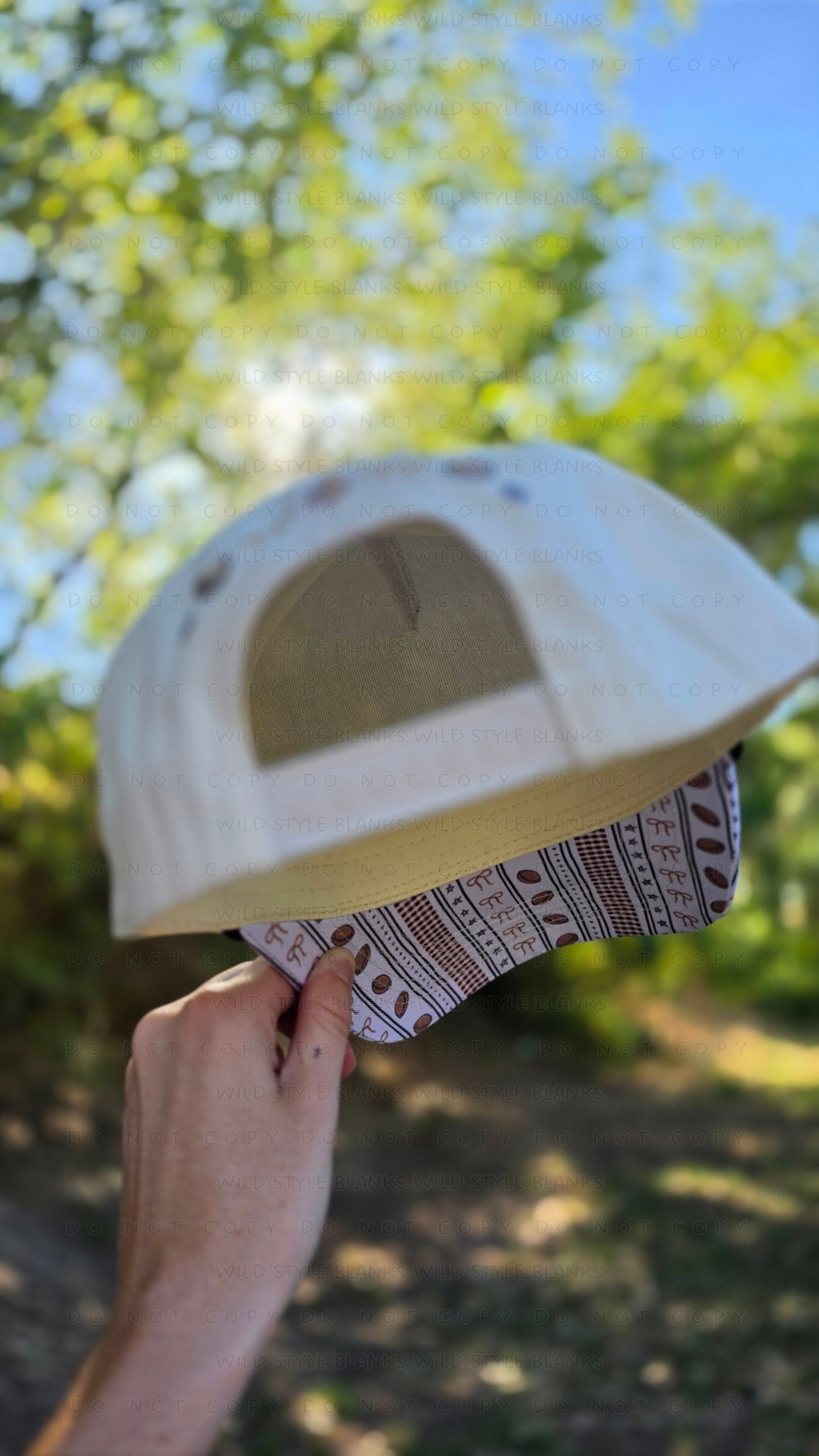 Cutesy Football Blank Trucker Hat