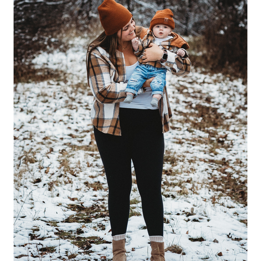 Boots & Bonfires Hooded Flannel