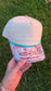 Boho Butterfly Blank Trucker Hat
