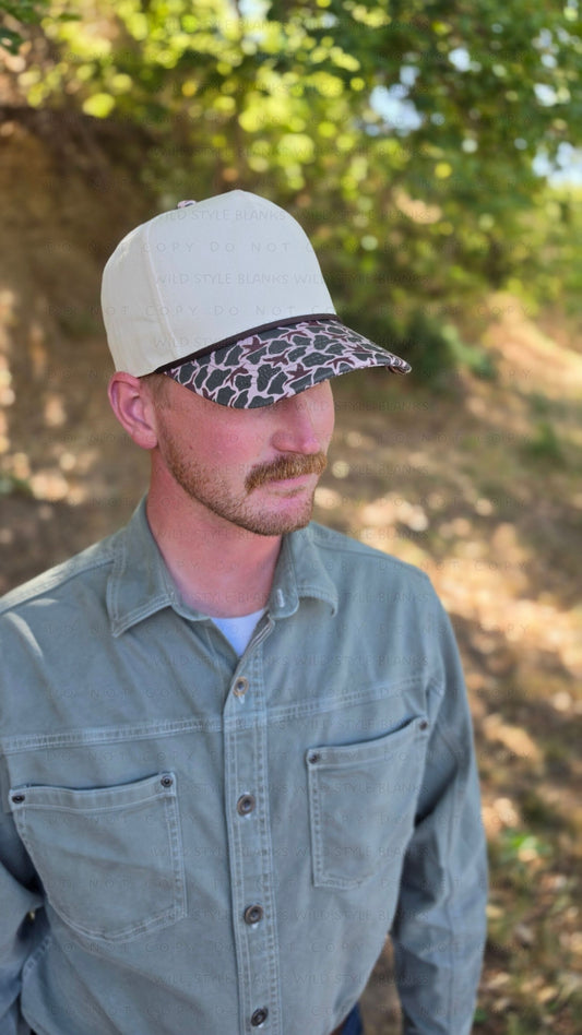 Duck Camo Blank Trucker Hat