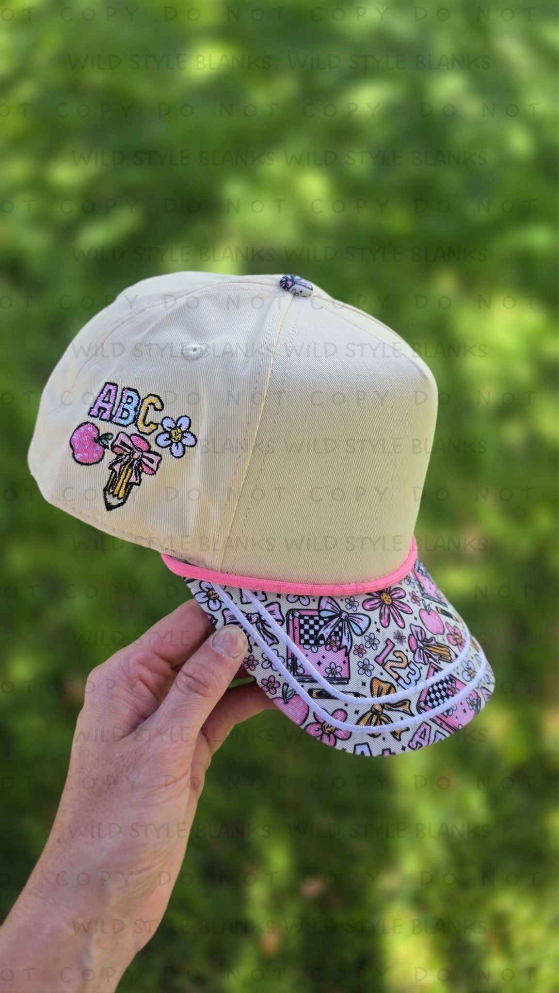 School Teacher Blank Trucker Hat