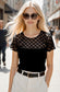 Sheer Daisy & Lace Short Sleeve Top