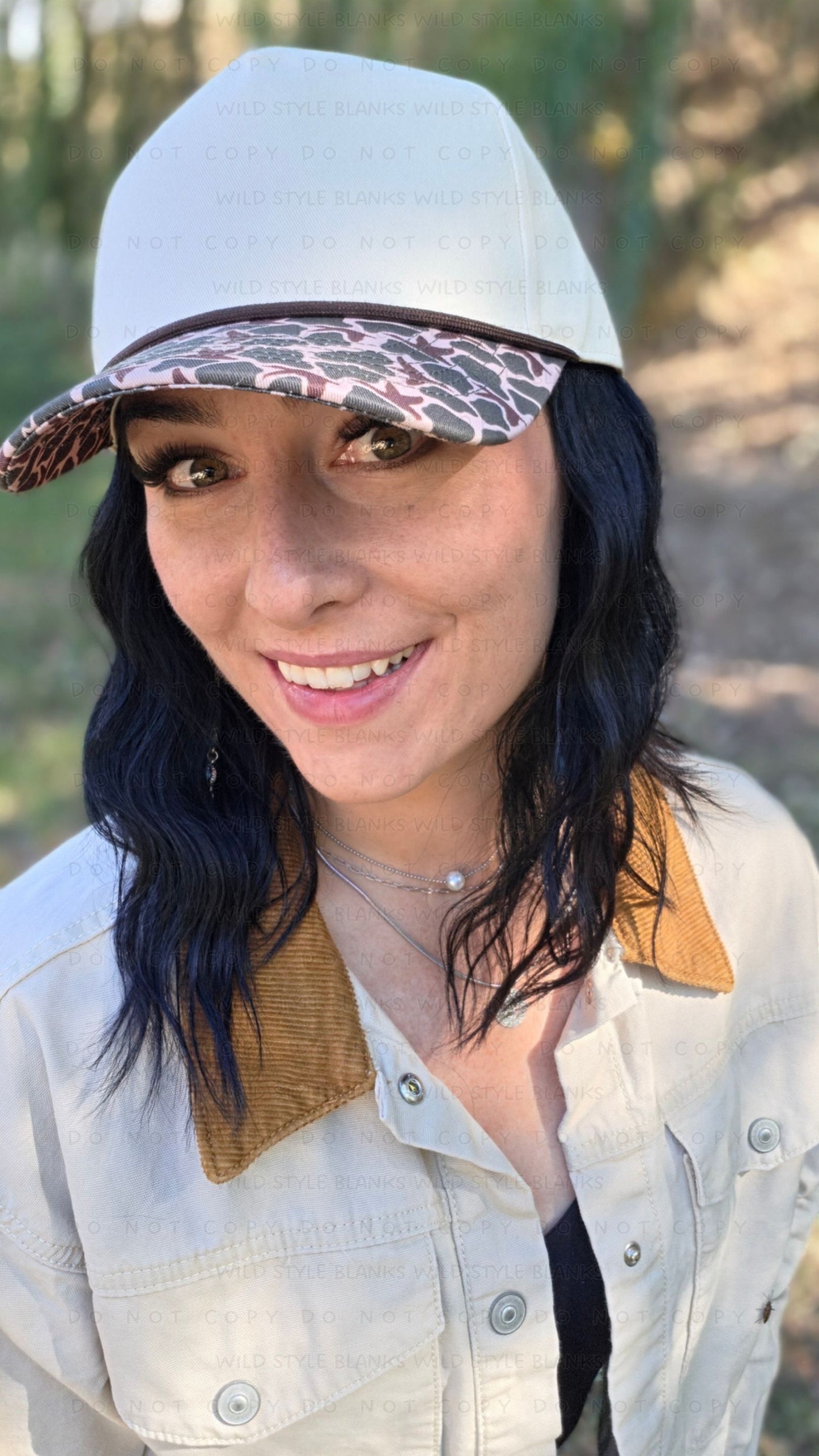 Duck Camo Blank Trucker Hat