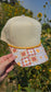 Sunflower Patchwork Blank Trucker Hat
