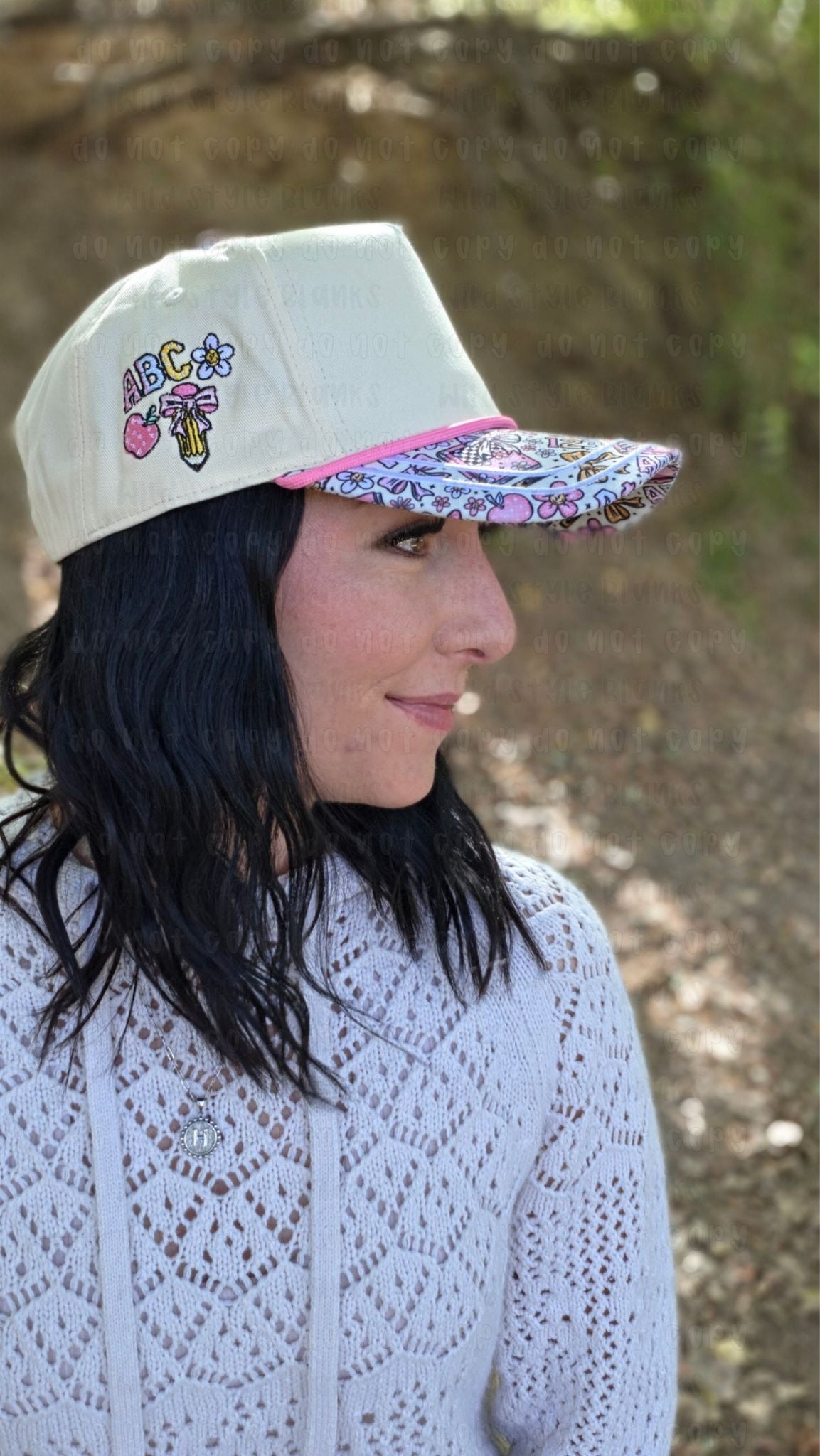 School Teacher Blank Trucker Hat