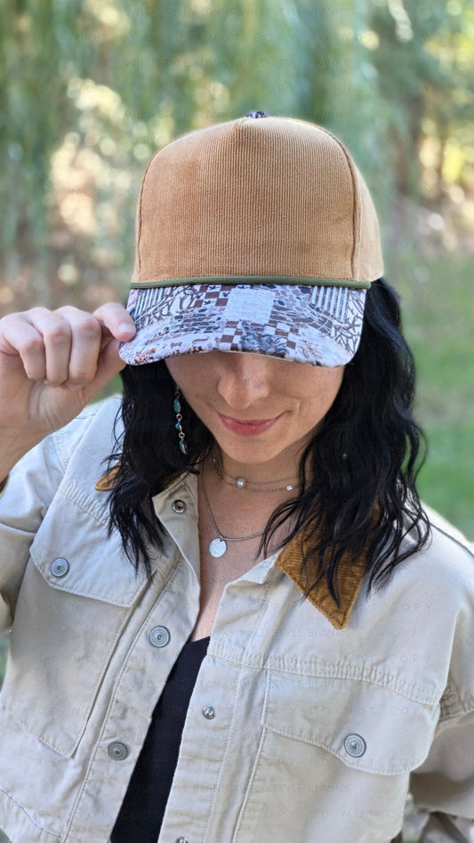 Hunting Camo Patchwork Blank Trucker Hat