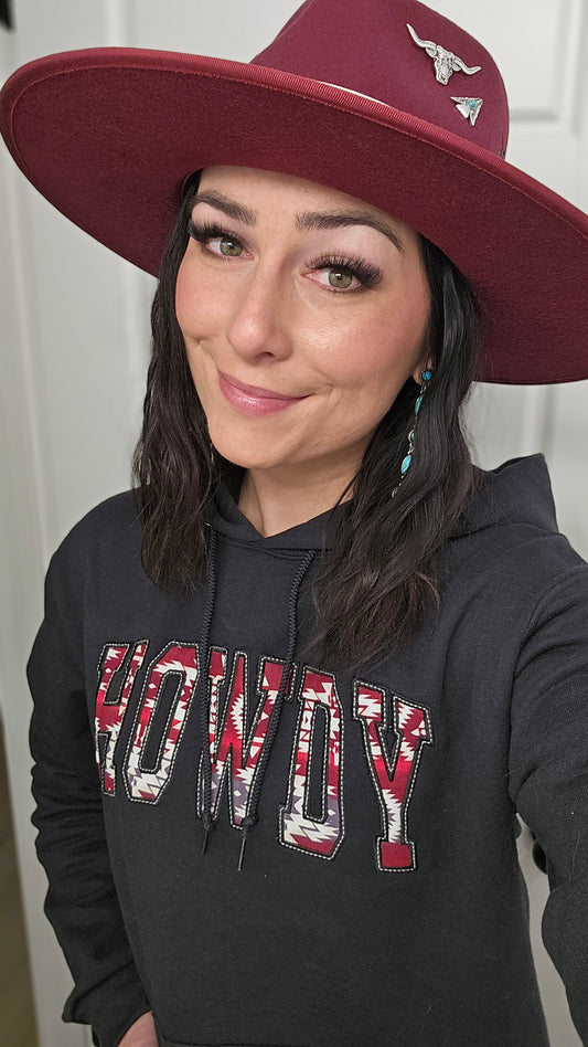*PRE-ORDER* Howdy Embroidered Hoodie