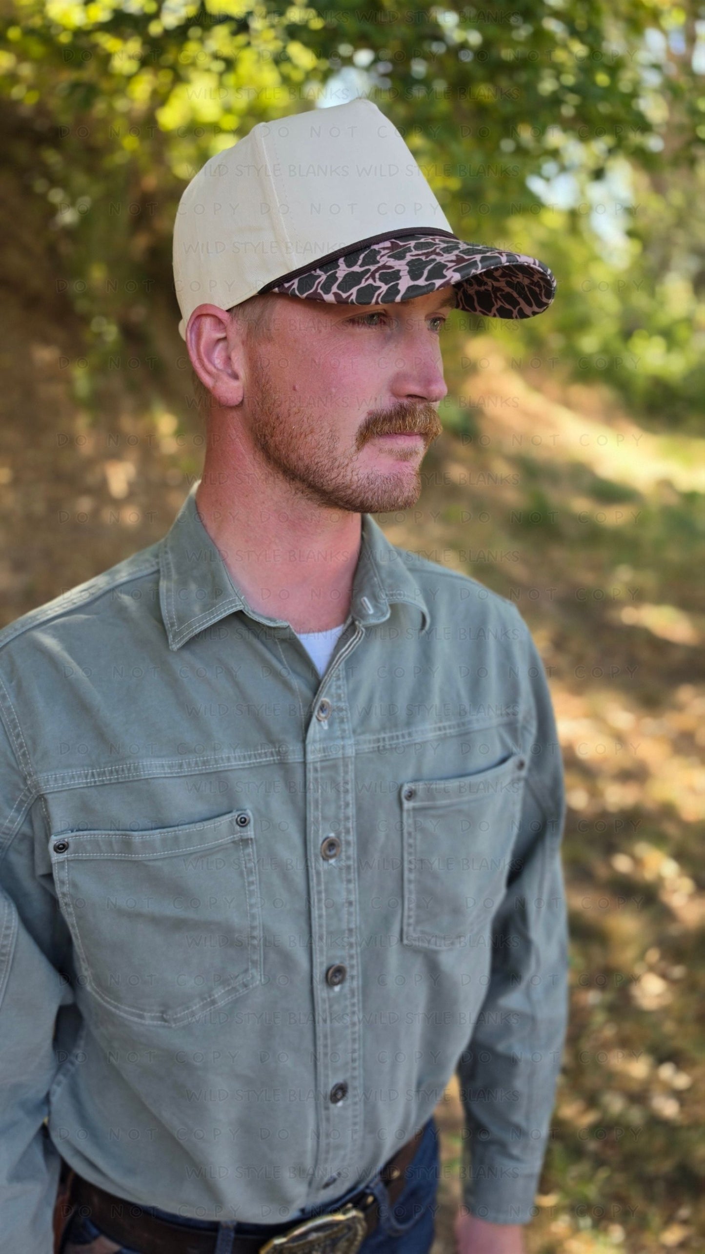 Duck Camo Blank Trucker Hat