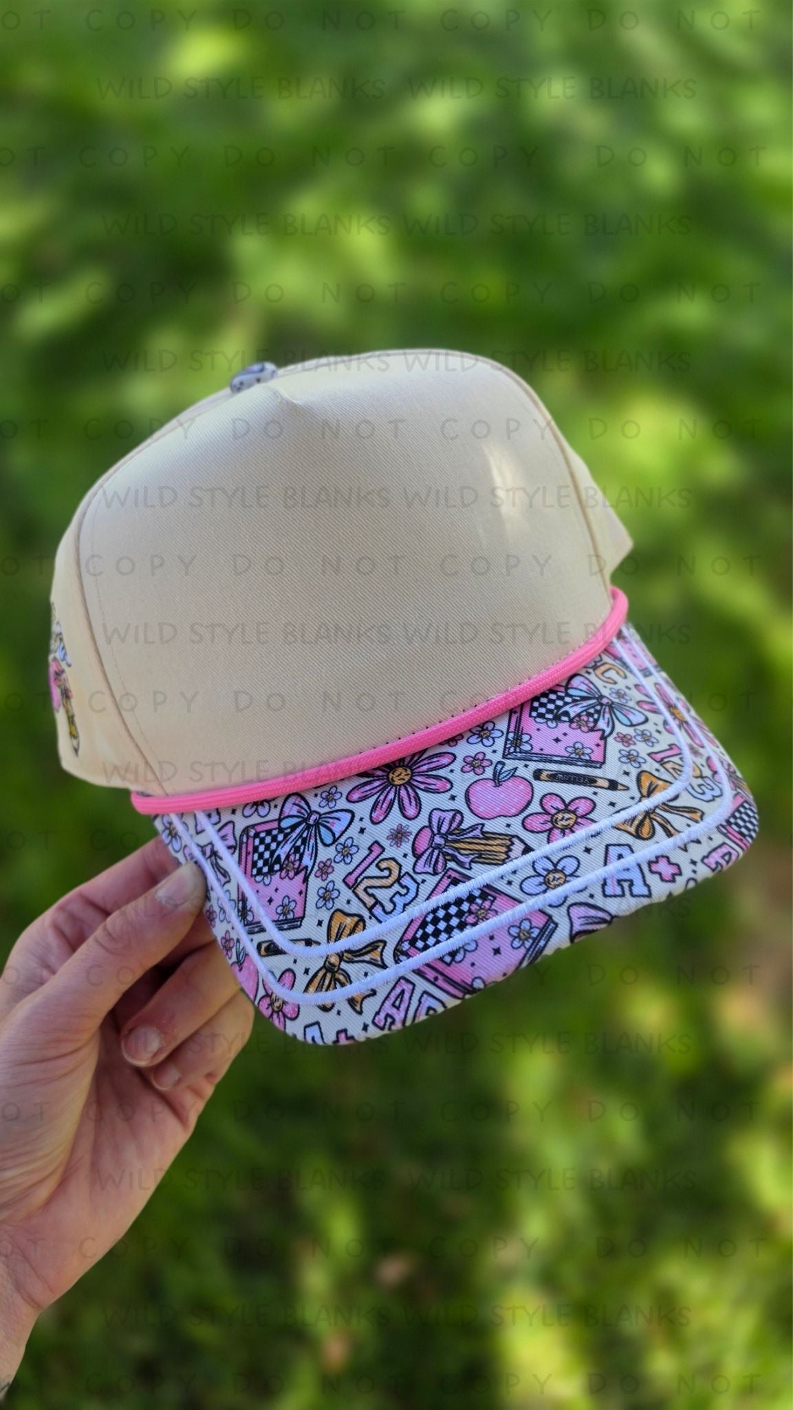 School Teacher Blank Trucker Hat