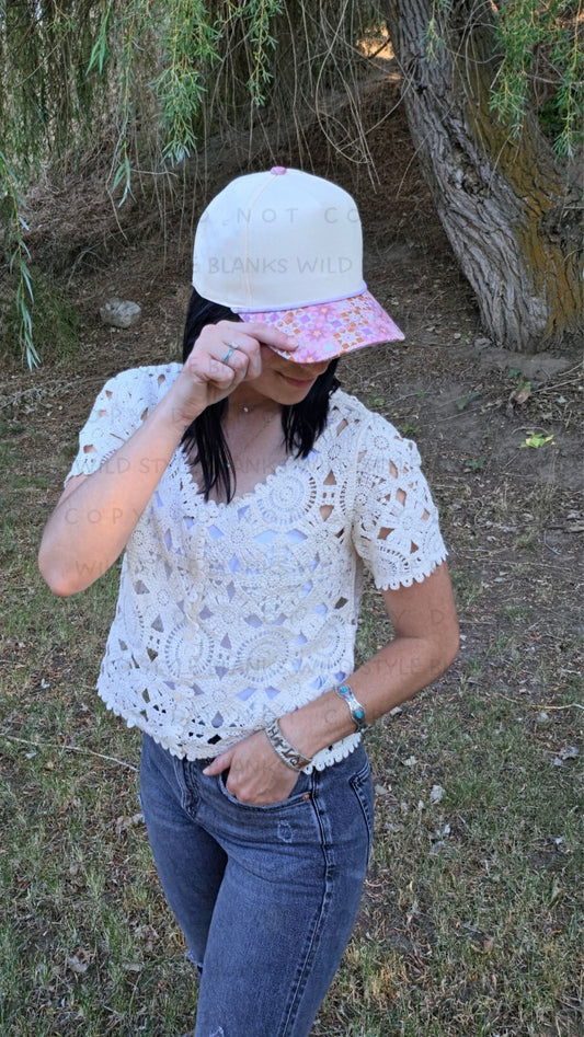 Yeehaw Meemaw Blank Trucker Hat