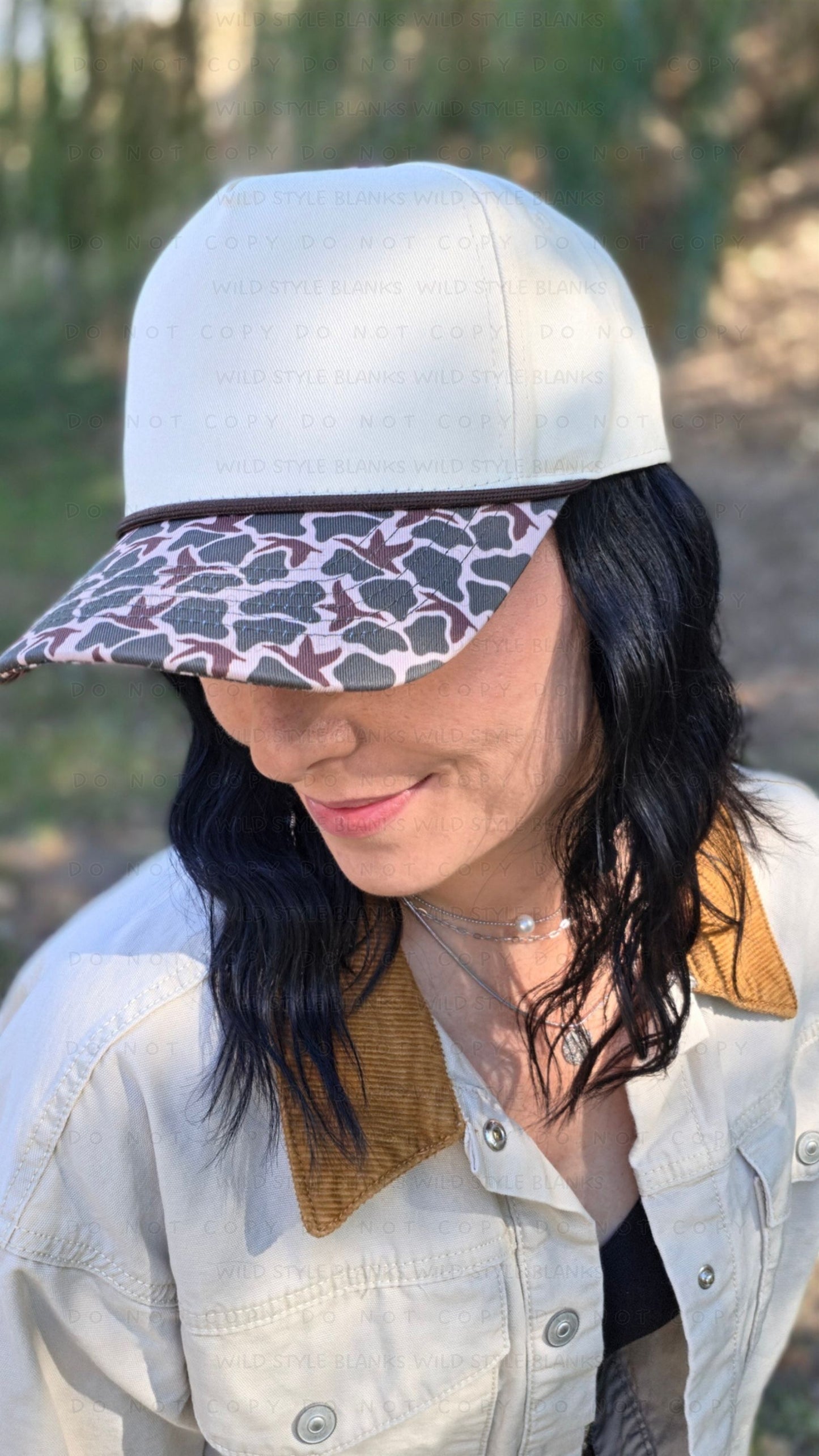 Duck Camo Blank Trucker Hat