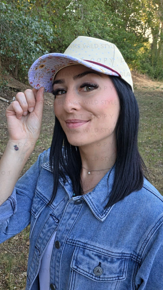 Strawberry Patch Blank Trucker Hat