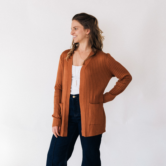 Pumpkin Spice Cardi