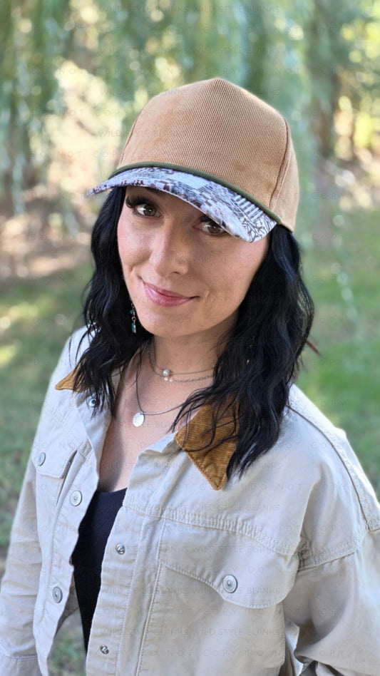 Hunting Camo Patchwork Blank Trucker Hat