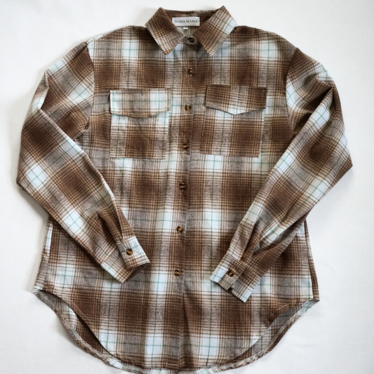 Woodsman  Light Brown Flannel