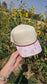 Floral Gingham Blank Trucker Hat