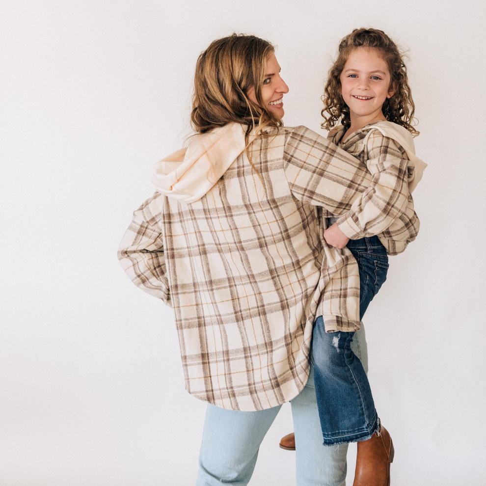 Sugar & Spice Hooded Flannel