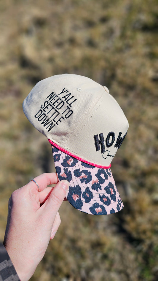 Howdy Leopard Ballcap