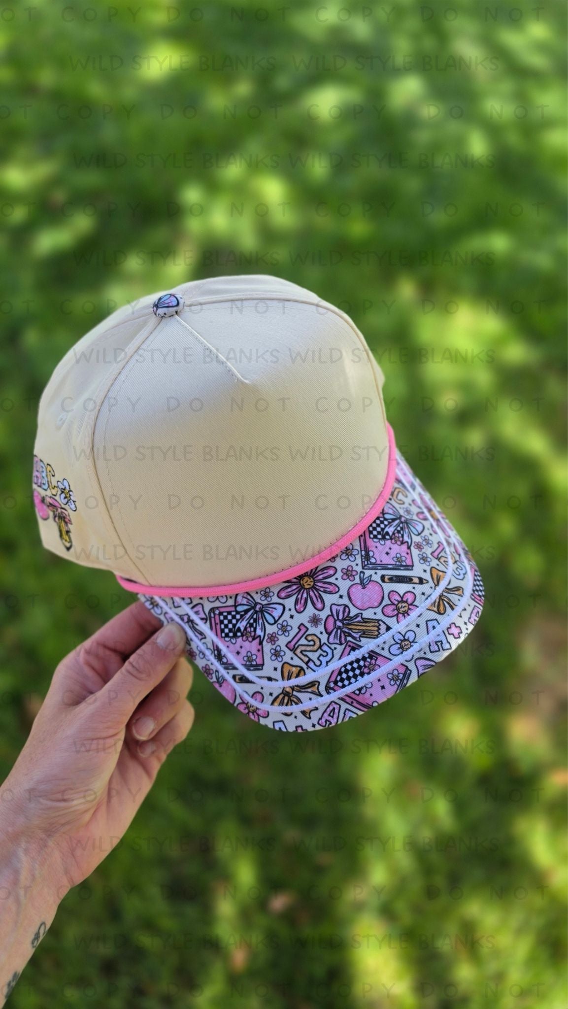 School Teacher Blank Trucker Hat