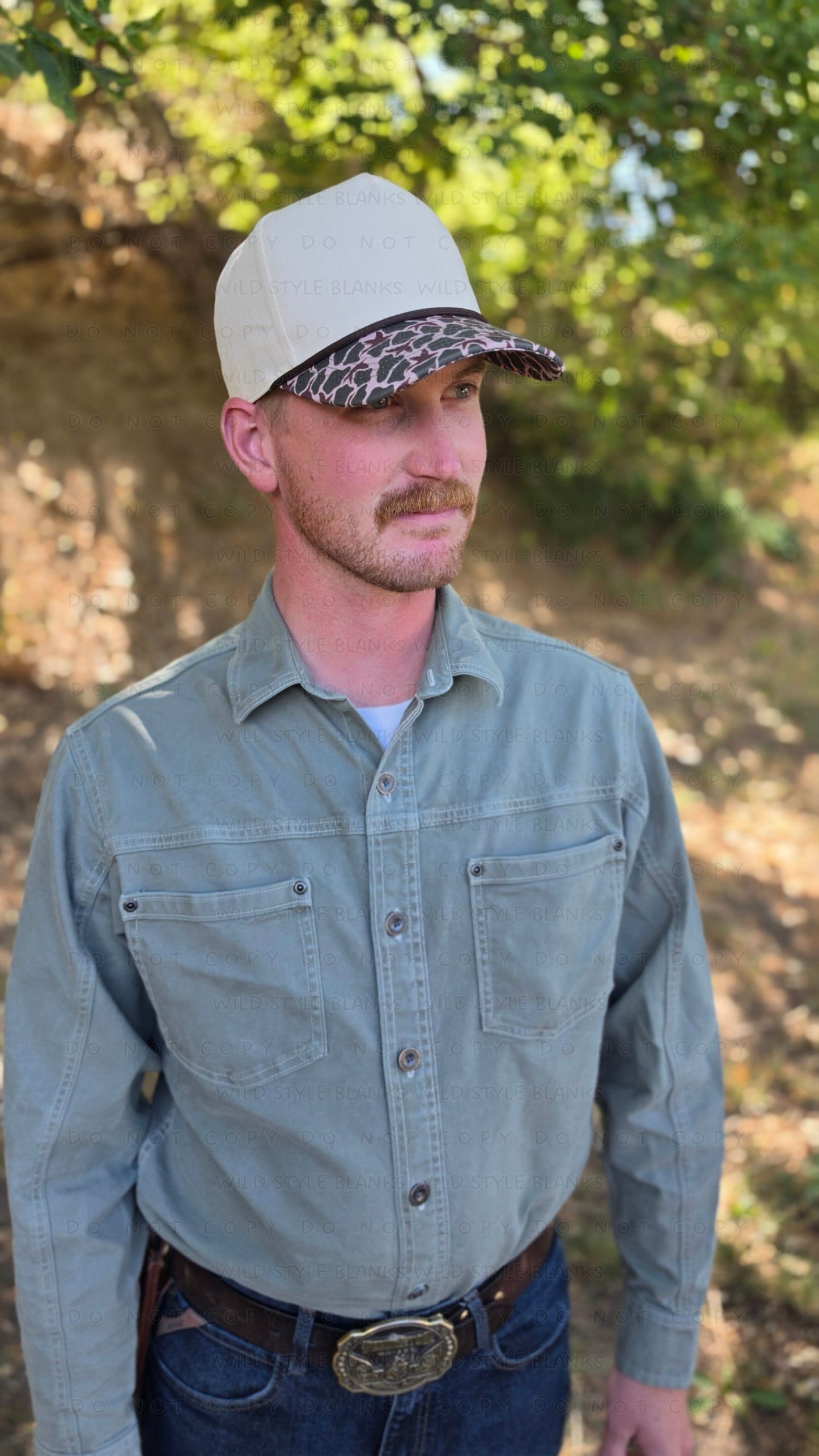 Duck Camo Blank Trucker Hat