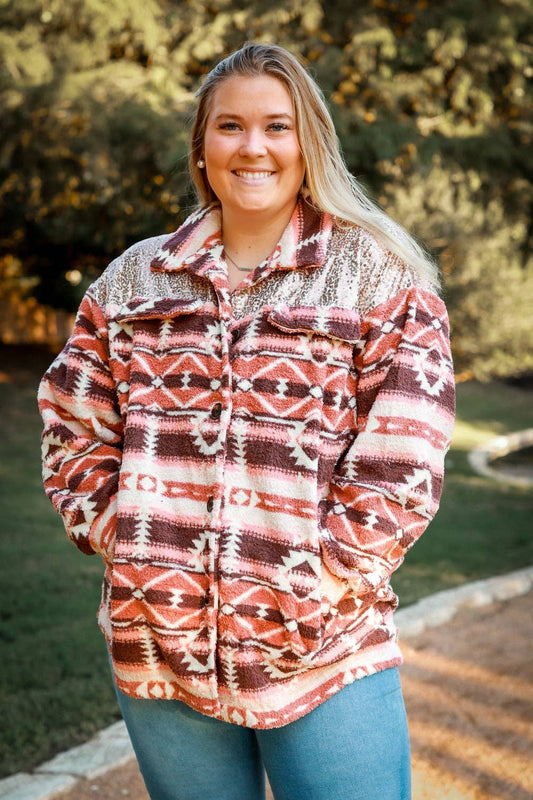 Sequin Wonderland Shacket