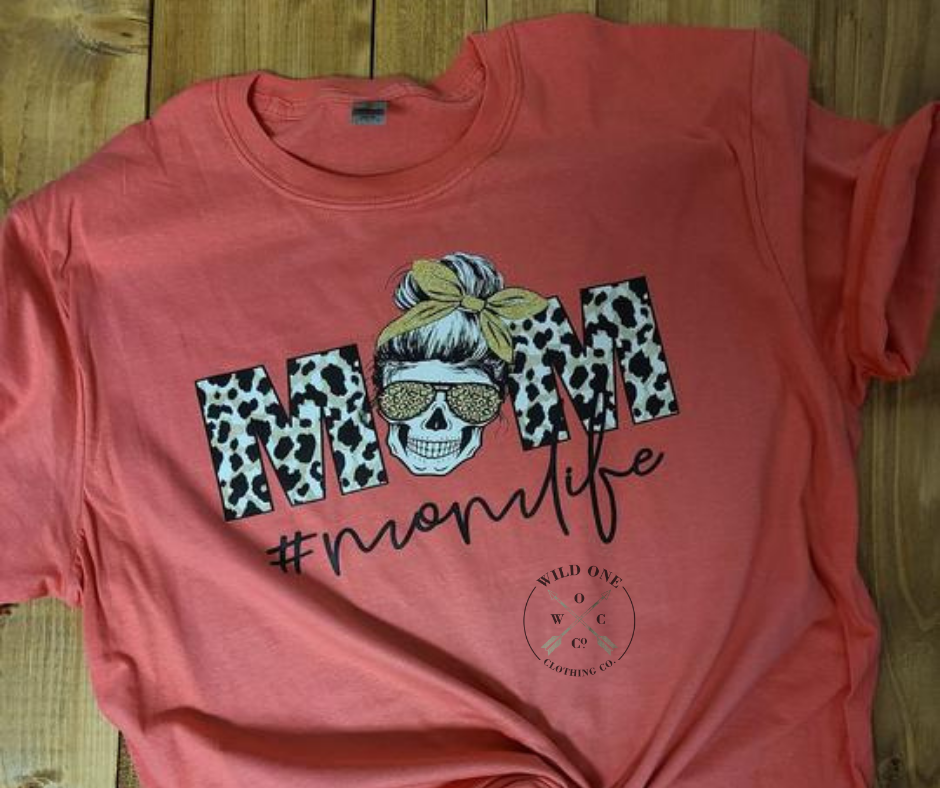 #MomLife - Full Color Screen Print Graphic Add on