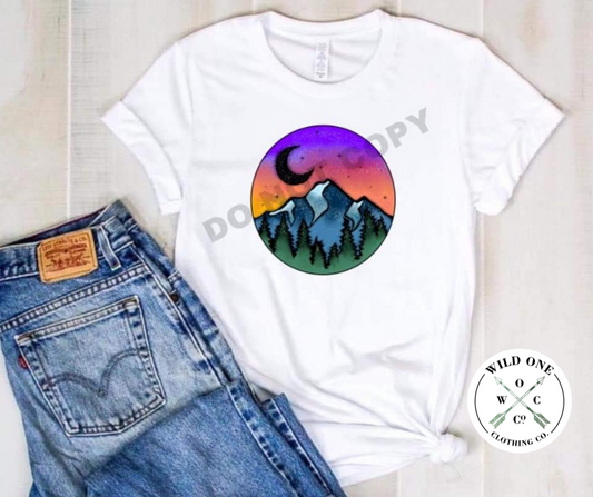 Mountain Sunrise Sublimation Graphic Add on