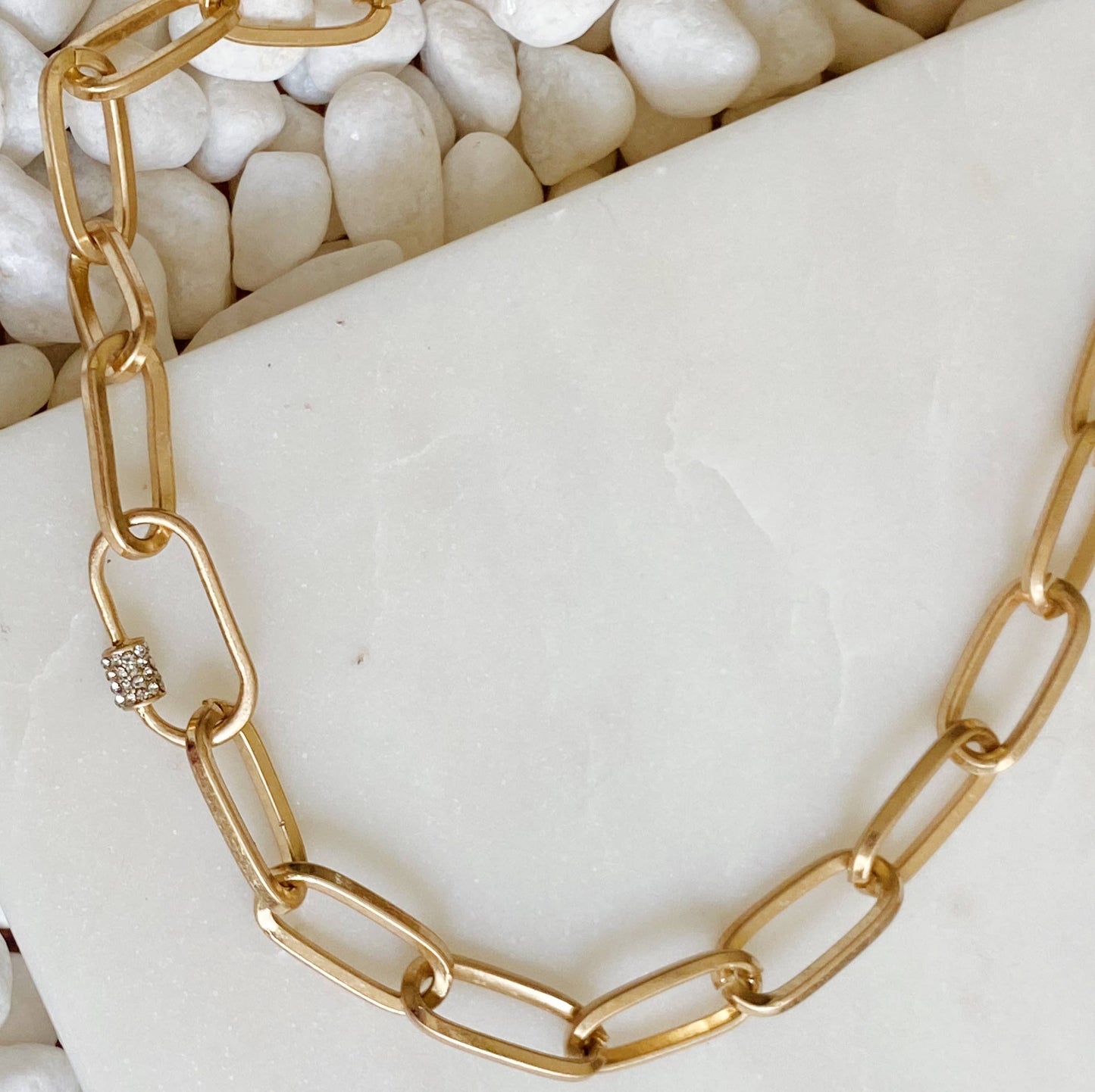Dazzle Chain Link Necklace