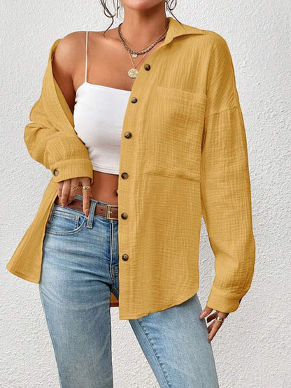 It Girl Drop Shoulder Shirt Jacket