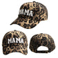 MAMA Embroidered Hat - Leopard