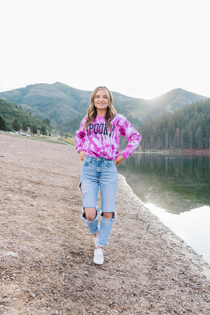 Spooky Vibes Tie Dye Pullover