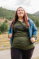 Patriotic Mountains - Army Green Sweater