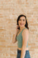 Sage Cropped V-Neck Brami - Bra Free