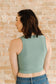 Sage Cropped V-Neck Brami - Bra Free