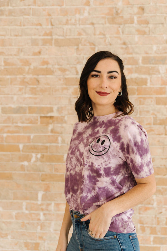 Karma Graphic Tee - Black Cherry