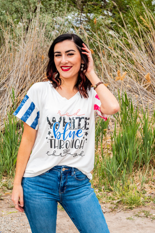 Red, White, & Blue - Through & Through