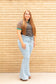 HW Paper Bag Flare Jeans-X