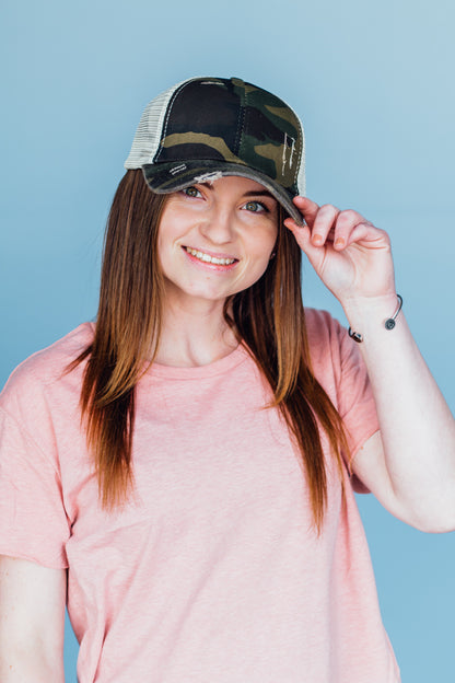 Criss Cross Ponytail Hat (10 color options!)