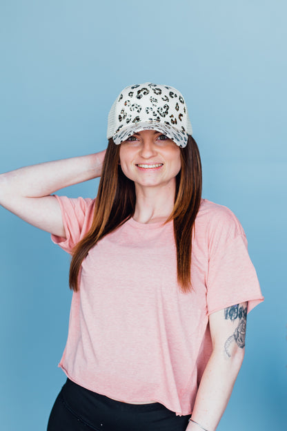 Criss Cross Ponytail Hat (10 color options!)