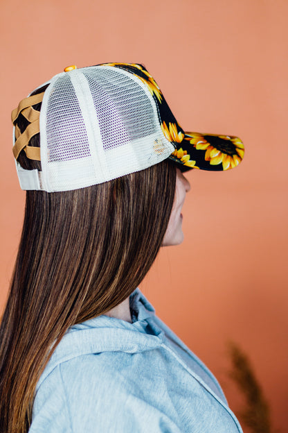 Criss Cross Ponytail Hat (10 color options!)