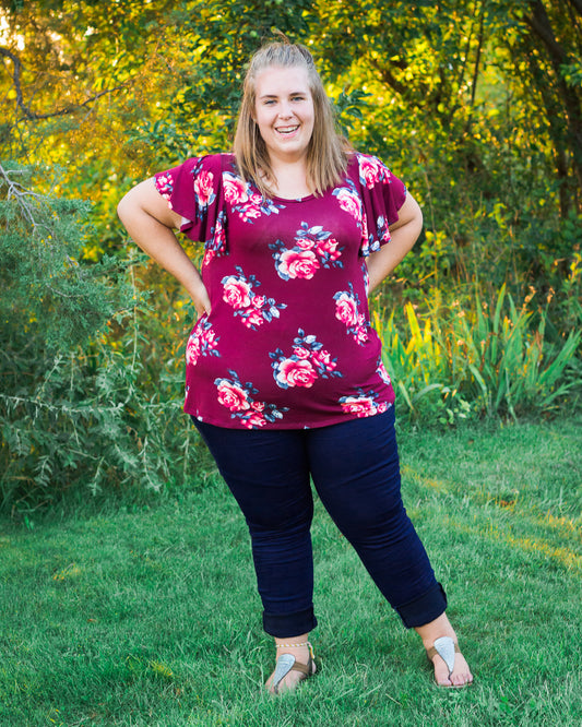 Navy Blue High Waisted Jegging-X