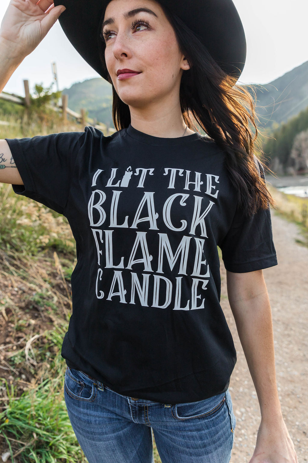 Black Candle- Black Tee