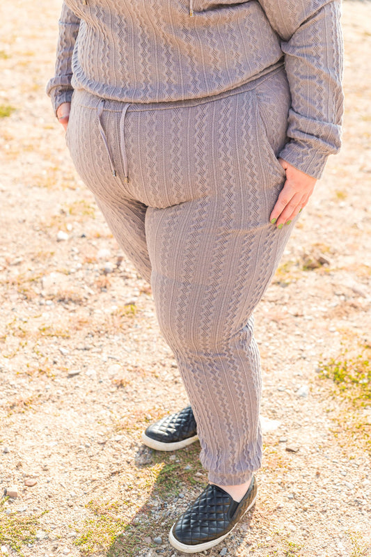 Let's Get Cozy Lounge Pants - Grey