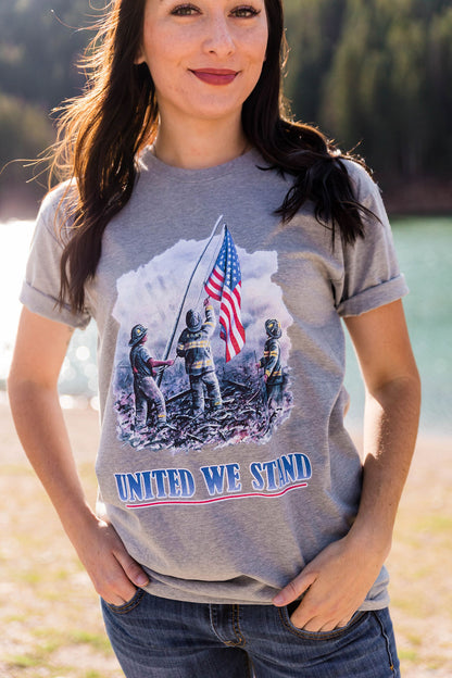 United We Stand Gray Graphic Tee
