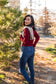 The Transitional Henley Top - Sangria